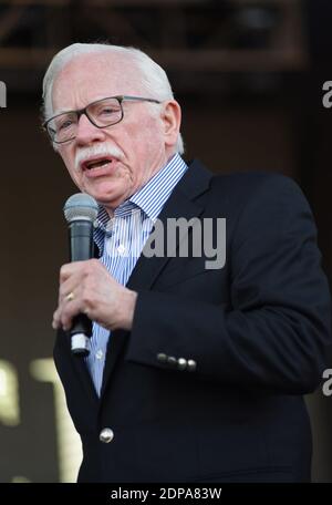 Smyrna, GA, USA. 18th Dec, 2020. Bob Barr at a public appearance for Kelly Loeffler and Travis Tritt 'Freedom Rally' and Gun Giveaway, Adventure Outdoors, Smyrna, GA December 18, 2020. Credit: Derek Storm/Everett Collection/Alamy Live News Stock Photo
