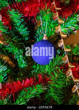 Christmas decoration on a Christmas tree Stock Photo