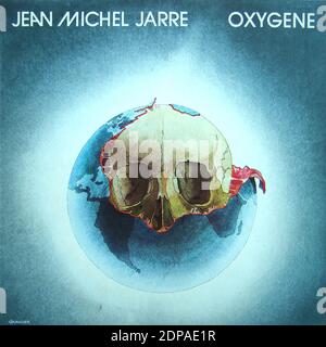 Jean-Michel Jarre - Oxygene - Vintage vinyl album cover Stock Photo