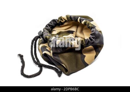 lens pouch bag isolated on white backgrounds Stock Photo