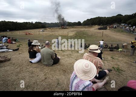 GREAT BRITAIN /England / Kent /Every summer thousands of people from all over the world gather at the war and peace reenactment show. Stock Photo