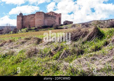 Castillo de Palazuelos. Guadalajara. Castilla la Mancha. España. Stock Photo
