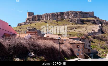 Castillo de Atienza. Guadalajara. Castilla la Mancha. España. Stock Photo