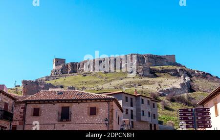 Castillo de Atienza. Guadalajara. Castilla la Mancha. España. Stock Photo