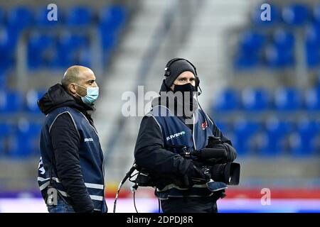 Illustration picture taken during a soccer match between KRC Genk and KV Kortrijk, Saturday 19 December 2020 in Genk, on day 17 of the 'Jupiler Pro Le Stock Photo