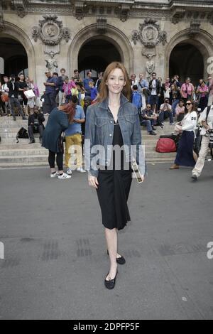 Audrey Marnay arriving to Alexis Mabille's Fall-Winter 2015/2016 Haute Couture collection show held at Opera Garnier in Paris, France, on July 08, 2015. Photo by Jerome Domine/ABACAPRESS.COM Stock Photo