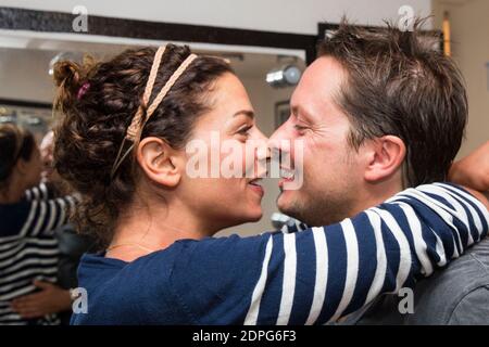 Noemie Elbaz Davy Sardou Et Sa Mere Assistent A La Soiree De Gala Et Premiere De La Comedie Musicale Oliver Twist A La Salle Gaveau A Paris France Le 26 Septembre 2016