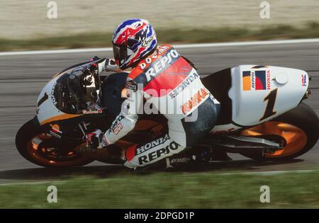 Michael Doohan (AUST),Honda 500, Czech Republic moto GP 1997, Brno Stock Photo