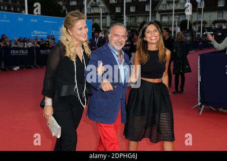 Olivier Dassault and wife Natacha (L) attending the screening of the film The Man From U.N.C.L.E. part of the 41sh American Film Festival in Deauville, France on September 11, 2015. Photo by Alban Wyters/ABACAPRESS.COM Stock Photo