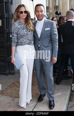 condoom Groene bonen offset CHRISSY TEIGEN ET SON MARI JOHN LEGEND - ARRIVEES DEFILE ARMANI HAUTE  COUTURE FEMME - FASHION WEEK DE PARIS Photo by Nasser  Berzane/ABACAPRESS.COM Stock Photo - Alamy