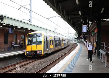 Strathfield train station, Sydney, Australia. Stock Photo