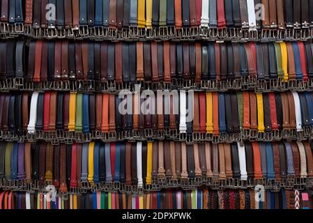 Full Frame Shot Of Colorful Belts 