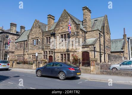 The Old Court House on Raglan Street in Harrogate, North Yorkshire, now used as solicitors offices Stock Photo