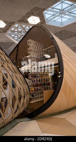 Giant wooden "cocoons" designed by Turkish architecture studio Autoban ...