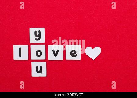 Blank sheet of paper and red love hearts on wooden table. View from above  on romantic composition with copyspace. Declaration of love letter. White  pa Stock Photo - Alamy