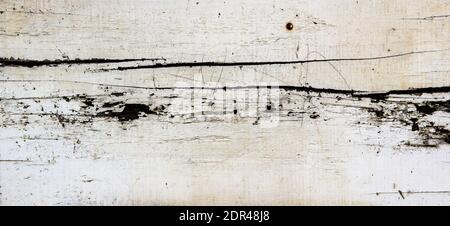 Weathered white painted wooden texture background Stock Photo