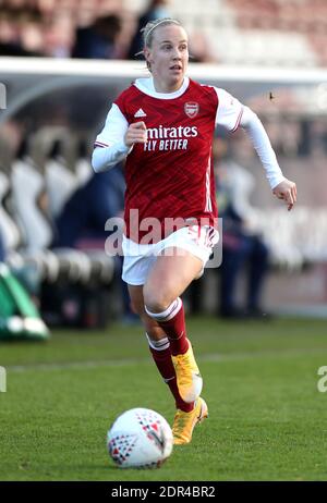 Arsenal's Beth Mead in action during the FA Women's Super League match at the Meadow Park, London. Stock Photo