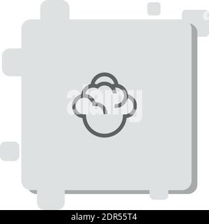 cabbage vector icon modern simple vector illustration Stock Vector