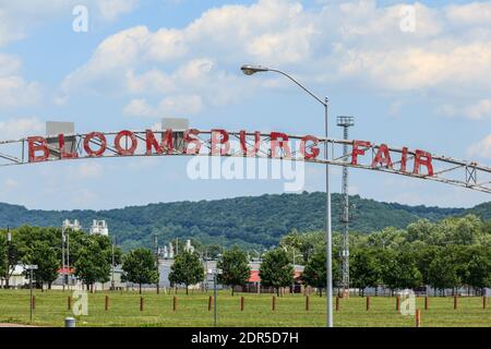 Bloomsburg, PA, USA - June 15, 2013: The Bloomsburg Fair is the largest fair in the state of Pennsylvania. Since 1855, it is a traditional agricultura Stock Photo