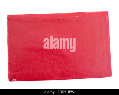 The red box from metal spoon object. Stock Photo
