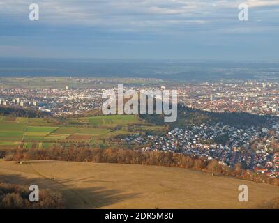 Reutlingen, Germany: The Georgenberg is an extinguished vulcano Stock Photo