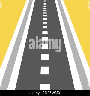 Vector pathway logo combination. Speedway and highway symbol. Stock Vector