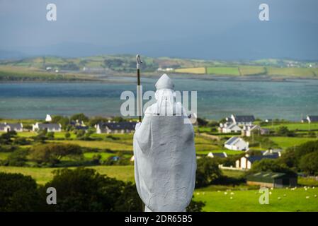 Croagh Patrick, nicknamed the Reek in County Mayo after Mweelrea and Nephin, Ireland Stock Photo