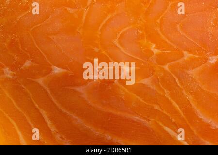 Smoked salmon texture close up Stock Photo
