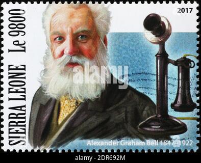 Alexander graham bell postage stamp hi res stock photography and