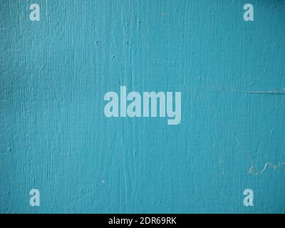 Used wood surface painted blue Stock Photo