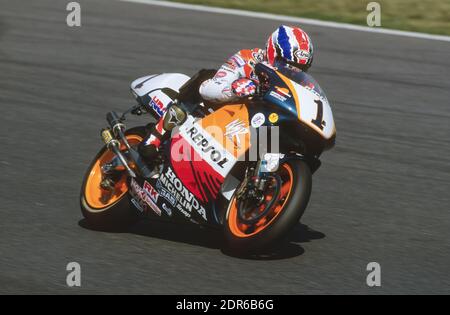 Michael Doohan (AUST),Repsol Honda, Podium Japan GP 500 1998 Stock Photo