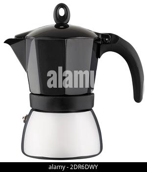 Luxury coffee pot isolated on white Stock Photo