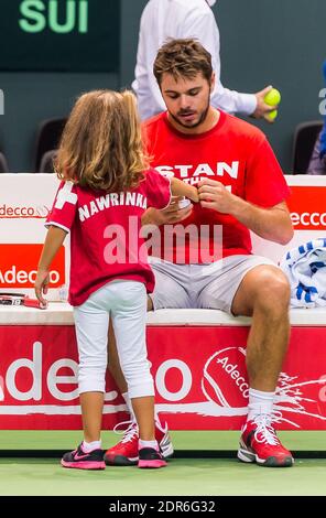 Stanislas 'Stan' Wawrinka during his training session with his