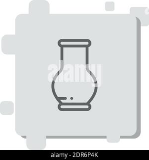 jug vector icon modern simple vector illustration Stock Vector