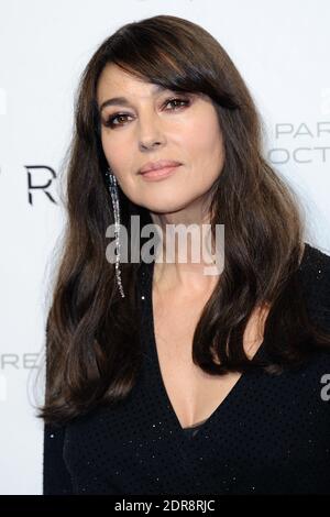 File photo : Monica Bellucci attending the 007 Spectre french Premiere (James Bond movie) at the Grand Rex cinema in Paris, France on October 29, 2015. Italian-French actress Monica Bellucci will serve as master of ceremonies of this year's 70th anniversary Cannes Film Festival. The former Bond girl will preside over the opening and closing ceremonies of the festival in May. Photo byAurore Marechal/ABACAPRESS.COM Stock Photo