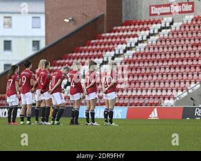 Manchester, UK. 20th Dec, 2020. Manchester United during the FA Women's Super League match between Manchester United and Bristol City at the Leigh Sports Village Stadium, Leigh, UK. Lexy Ilsley/SPP Credit: SPP Sport Press Photo. /Alamy Live News Stock Photo