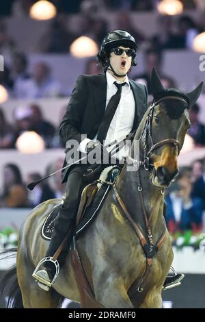 Guillaume Canet comptes during the equestrian Jumping Grand Slam