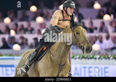 Benjamin CAstaldi comptes during the equestrian Jumping Grand Slam