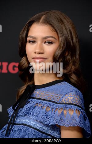 Zendaya attends the Premiere of The Weinstein Company's The Hateful Eight at ArcLight Cinemas Cinerama Dome on December 7, 2015 in Los Angeles, CA, USA. Photo by Lionel Hahn/ABACAPRESS.COM Stock Photo