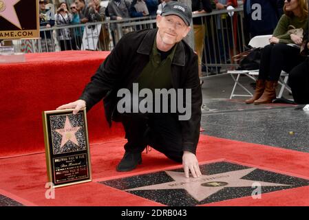 Ron Howard is honored with his 2nd star on the Hollywood Walk of Fame on December 10, 2015 in Los Angeles, California. Photo by Lionel Hahn/AbacaUsa.com Stock Photo