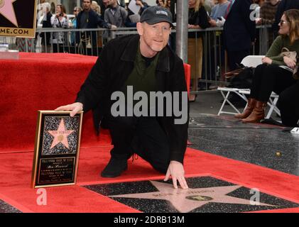 Ron Howard is honored with his 2nd star on the Hollywood Walk of Fame on December 10, 2015 in Los Angeles, CA, USA. Photo by Lionel Hahn/ABACAPRESS.COM Stock Photo