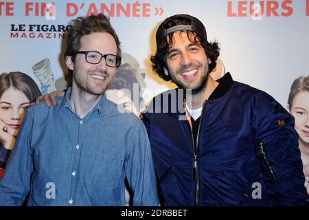 Le realisateur Rudi Rosenberg et Max Boublil assistent a l'avant-premiere du fim 'Le Nouveau' a l'UGC Cine Cite Bercy a Paris, France le 21 Decembre 2015. Photo by Aurore Marechal/ABACAPRESS.COM Stock Photo