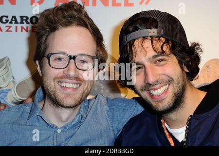 Le realisateur Rudi Rosenberg et Max Boublil assistent a l'avant-premiere du fim 'Le Nouveau' a l'UGC Cine Cite Bercy a Paris, France le 21 Decembre 2015. Photo by Aurore Marechal/ABACAPRESS.COM Stock Photo