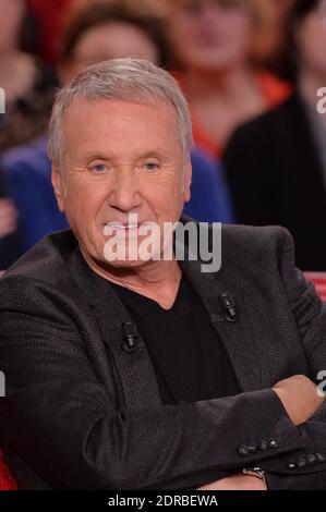 Yves Renier at the taping of Vivement Dimanche, Paris, France on December 14, 2015. Stock Photo
