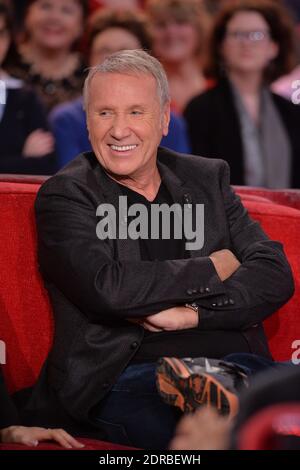 Yves Renier at the taping of Vivement Dimanche, Paris, France on December 14, 2015. Stock Photo