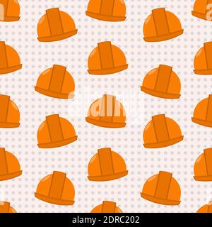project helmet seamless pattern vector illustration Stock Vector