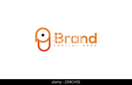 Bird logo design and vector template Stock Vector