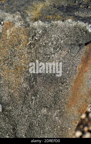 The texture of rock on the ground Stock Photo