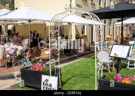 Tea cosy cafe and coffee shop in the Rocks area of Sydney city centre,NSW,Australia Stock Photo