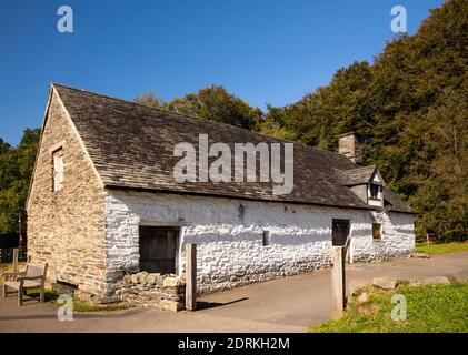 UK, Wales, Cardiff, St Fagans, National Museum of History, 1400s Cilewent Farmhouse from Dyffryn Claerwen, Radnorshire